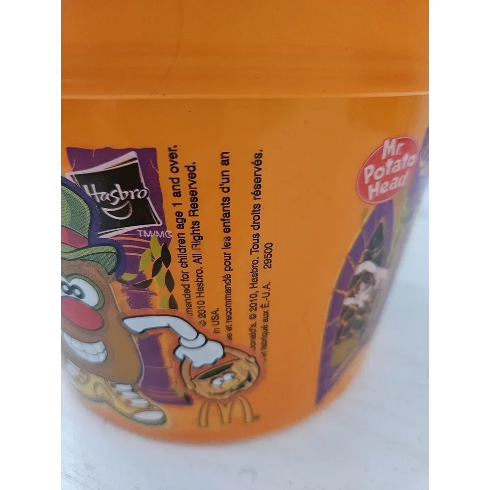 McDonald's Happy Meal Mr Potato Head Halloween Trick or Treat Pail Bucket 2010‎